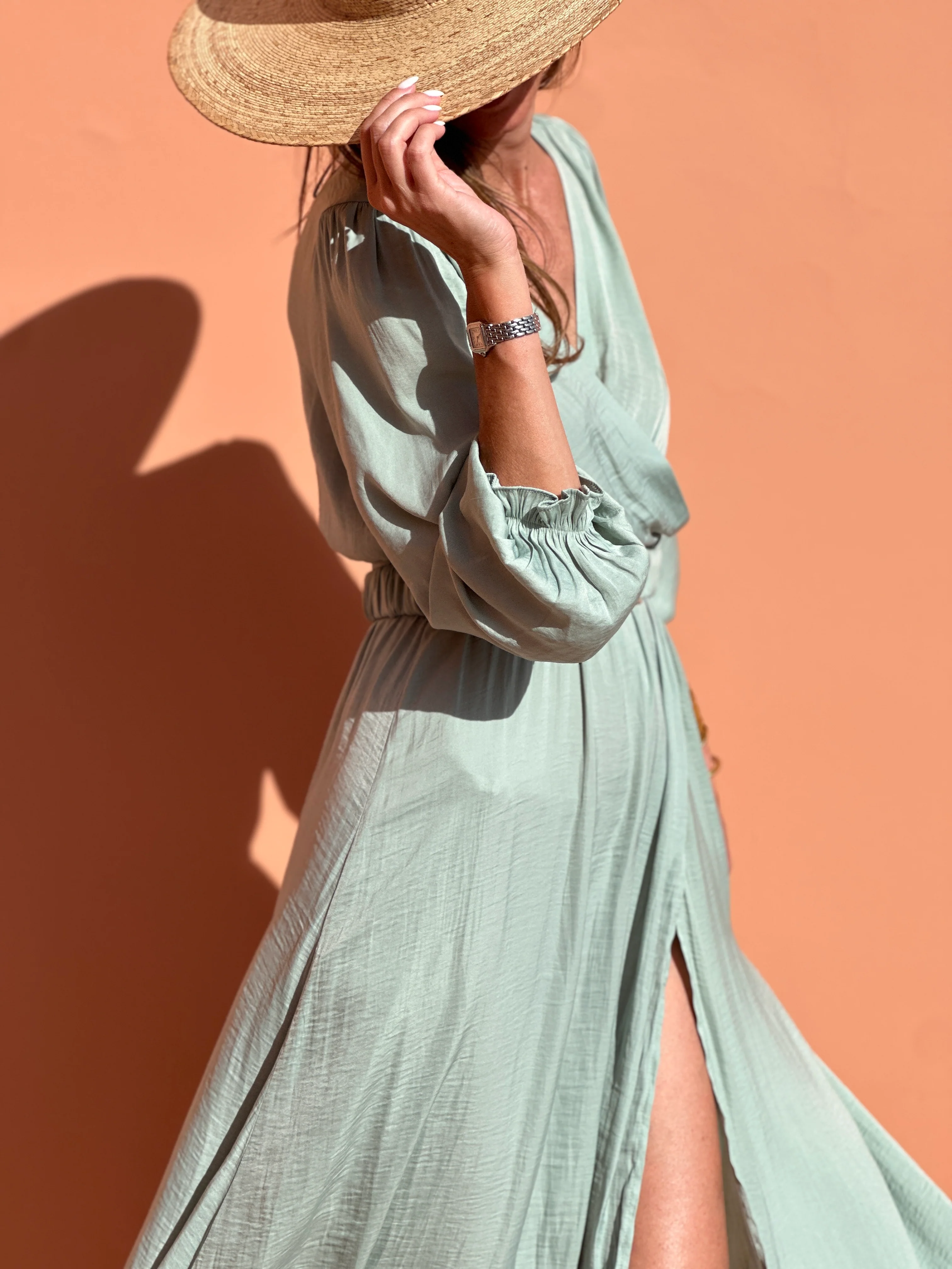 Robe Benedictine - Vert d'Eau - Image 3