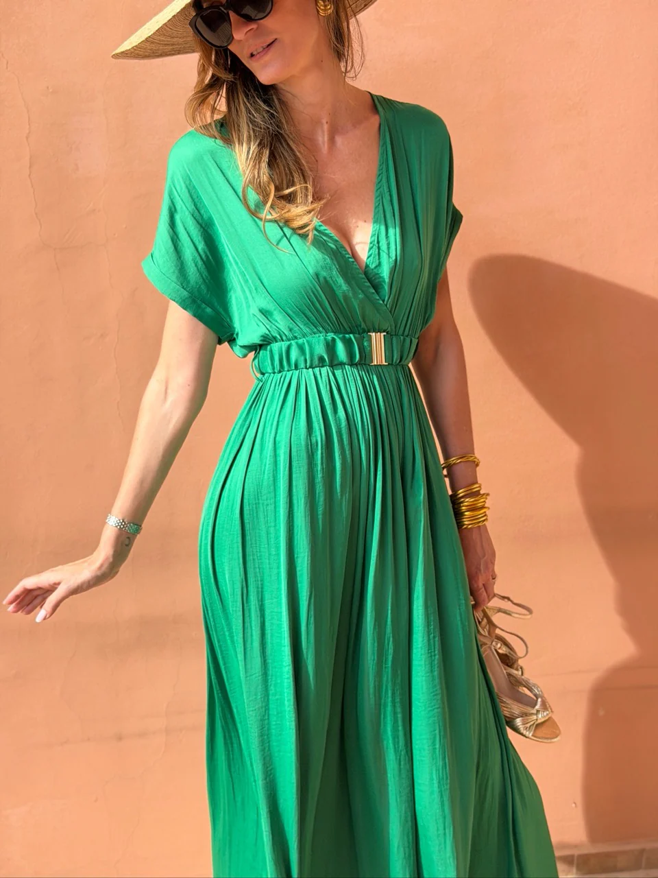 Robe Fiona - Vert - Image 5